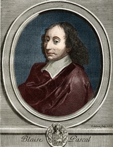صورة بليز باسكال (1623-1662) ، عالم فيزياء ورياضيات وكاتب فرنسي. بواسطة فنان غير معروف