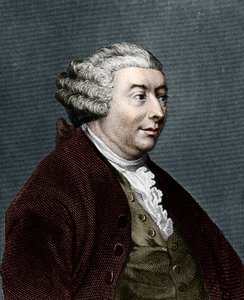 صورة لديفيد هيوم. فيلسوف اسكتلندي (1711 إلى 1776). بواسطة فنان غير معروف