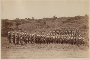 91 المرتفعات العائدة من زولولاند 1879 (b / w photo) بواسطة مصور غير معروف