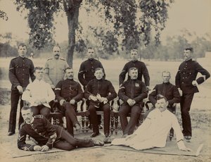 عريف؟ ج؟ السرية ، الكتيبة الأولى ، فوج بيدفوردشير ، 1890 حوالي عام بواسطة غير معروف