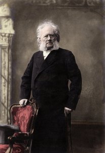 هنريك إيبسن (1828-1906) شاعر وكاتب مسرحي نرويجي - صورة هنريك (هنري) جوهان إبسن (1828-1906) ، كاتب مسرحي نرويجي بواسطة مصور غير معروف