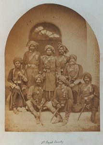 ضباط وضباط صف في الجيش الهندي ، وجميعهم حائزون على وسام الاستحقاق الهندي بواسطة مصور غير معروف