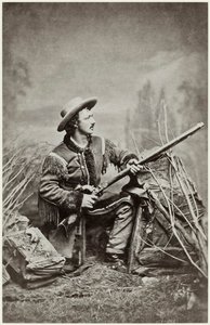 John Baker Omohundro better known as Texas Jack, a cowboy and frontier scout for the the Confederate Army بواسطة مصور غير معروف