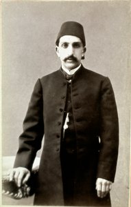 Ottoman Empire: Portrait of Sultan Abdulhamid II (Abd ul Hamid, Abd-ul-Hamid, Abdulhemit, Abdul Hamid, Abd al-Hamid, Abd al-Hamid, Abd al-Hamid) (1842-1918)” Photography. Ankara, Turkish Historical Society, Turkey