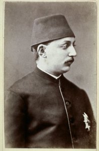 الإمبراطورية العثمانية: صورة السلطان مراد الخامس (1840-1904) "تصوير. 1876 أنقرة ، الجمعية التاريخية التركية تركيا بواسطة مصور غير معروف
