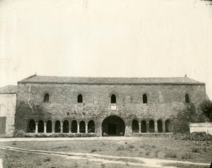 Palazzo della Ragione ، Pomposa abbey ، إميليا رومانيا ، إيطاليا ، حوالي 1890 بواسطة مصور غير معروف