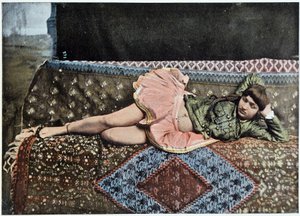 الفارسية في حريم طهران - تصوير ، أواخر القرن التاسع عشر بواسطة مصور غير معروف