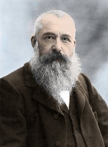 صورة لكلود مونيه (1840-1926) ، رسام فرنسي. بواسطة مصور غير معروف
