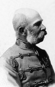 صورة لفرانسوا جوزيف (فرانسوا جوزيف) الأول من النمسا (1830-1916) ، إمبراطور النمسا من 1848 إلى 1916 ، ملك بوهيمي وملك المجر من 1867 إلى 1916. بواسطة مصور غير معروف