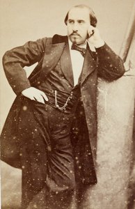 صورة لغابرييل فوري ، حوالي عام 1860 (صورة بالأبيض والأسود) بواسطة مصور غير معروف