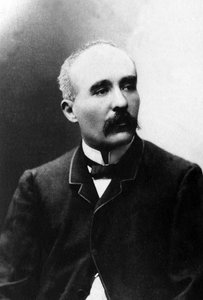 صورة لجورج بنجامين كليمنصو (1841-1929) ، صحفي وسياسي. بواسطة مصور غير معروف