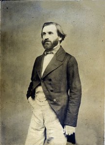 صورة جوزيبي فيردي حوالي عام 1845 متحف ديلا سكالا دي ميلان بواسطة مصور غير معروف