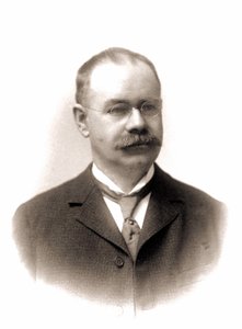 صورة هيرمان هوليريث (1860-1929) ، إحصائي أمريكي. بواسطة مصور غير معروف