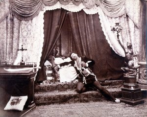 صورة للتينور الإيطالي فرانشيسكو تاماجنو (1850 - 1905) في آخر فصل من أوتيلو لجوزيبي فيردي