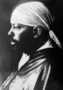 صورة لمنيليك الثاني (1844-1913) ، إمبراطور إثيوبيا (1889-1913). بواسطة مصور غير معروف