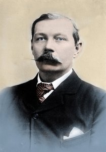 صورة السير آرثر كونان دويل (1859-1930) ، كاتب إنجليزي ، مبتكر شخصية "شيرلوك هولمز". بواسطة مصور غير معروف
