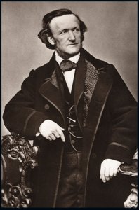 صورة للمؤلف الموسيقي ريتشارد فاغنر (1813-1883) - صورة ريتشارد فاغنر (1813-1883) ، الملحن الألماني. بواسطة مصور غير معروف