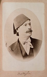 صورة للقائد الإيطالي ، الموسيقي والملحن جيوفاني بوتيسيني (1821-1889) صورة فوتوغرافية. بولونيا من القرن التاسع عشر ، متحف ببليوغرافي موسيقي مدني بواسطة مصور غير معروف
