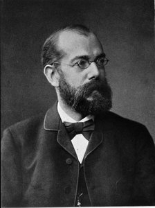 صورة للطبيب الألماني روبرت كوخ (1843-1910). بواسطة مصور غير معروف