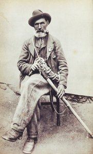 Portrait of the Italian mountaineer Jean-Antoine Carrel (Valtournenche بواسطة مصور غير معروف