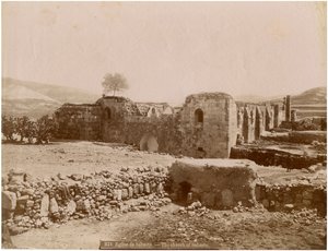 أطلال كنيسة الأربعين شهيدًا ، سبسطية (سيواس) ، تركيا ، حوالي 1890 بواسطة مصور غير معروف