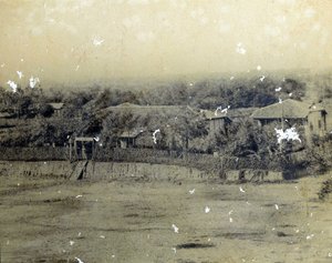 مبنى بريد سايغون v. 1863. بواسطة مصور غير معروف