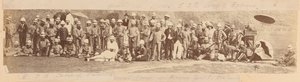 The East Indian Railway Rifle Volunteers at their camp of exercise بواسطة مصور غير معروف
