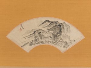 أمطار مستمرة على نصف القرية ، كاليفورنيا. 1815-20. بواسطة أوراجامي جيوكودو