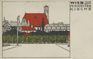 فيينا: Minorite Church Vienna: The Minorite Church ، 1908. بواسطة أوربان جانكي