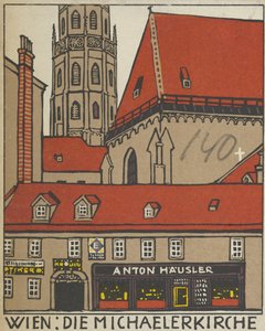 فيينا: كنيسة القديس ميخائيل فيينا: Die Michaelerkirche ، 1908. بواسطة أوربان جانكي