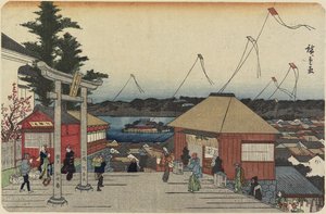 (ينظر إلى بركة Shinobazu من ضريح يوشيما)