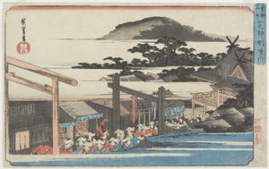 أرض ضريح شينمي في شيبا ، 1832-1834