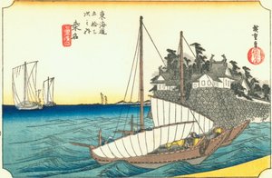 هيروشيغي 43 كوانا بواسطة Utagawa Hiroshige