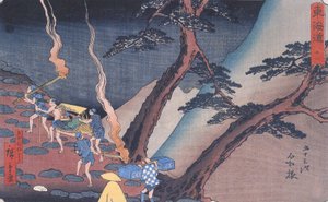  بواسطة Utagawa Hiroshige