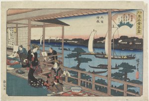 Kawachiya في Yanagibashi في Ryo_goku ، ج .1835-1842