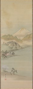 بحيرة سوا بواسطة Utagawa Hiroshige