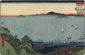 Marugame في مقاطعة سانوكي ، أغسطس 1858