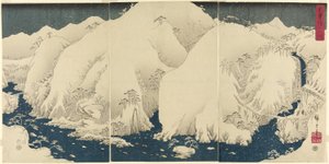 النزل الذي ولد المشروع (ياماكاوا في كيسوجي) بواسطة Utagawa Hiroshige
