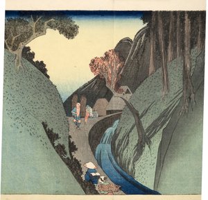 Okabe: Utsu Mountain ، c.1832-33 (woodblock)