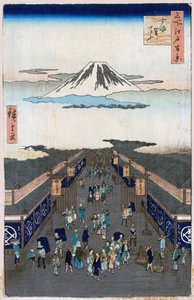 سوروجاتشو مائة منظر مشهور لإيدو ، ١٨٥٦-١٨٥٨. بواسطة Utagawa Hiroshige