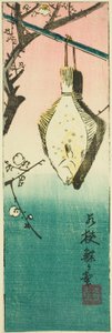Wakasa ، قسم من الورقة رقم. 10 من سلسلة "Cutout Pictures of the Provincial (Kunizukushi harimaze zue)" بواسطة Utagawa Hiroshige