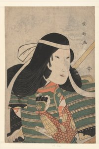 Iwai Kumesaburo مثل Tomoe Gozen ، 1797 (قطع خشبية ملونة)