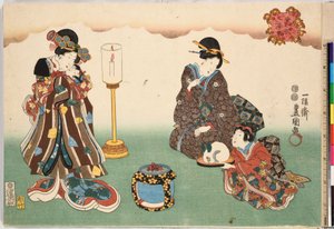 مساء الثلج بو سيتو ، من السلسلة ، ثمانية مناظر مجسمة سوجاتا هاكاي ، كاليفورنيا. 1850. ، كاليفورنيا. 1850 بواسطة أوتاغاوا كونيسادا