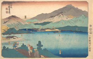 ميناكوتشي ، إيشيبي ، كوساتسو ، أوتسو ، كيوتو ، ١٨٤٠. بواسطة Utagawa Kuniyoshi