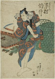 الممثل Sawamura Tossho بدور Yoemon بواسطة Utagawa Kuniyoshi