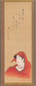 المحظية مثل داروما ، كاليفورنيا. 1800 ، نقش كاليفورنيا. 1810. بواسطة أوتاغاوا تويوهارو
