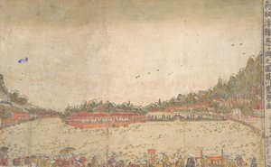 طباعة المنظور: Shinobazu Pond. بواسطة أوتاغاوا تويوهارو