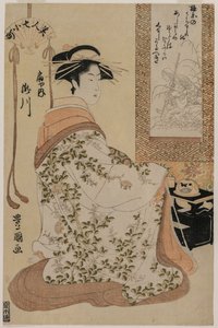 Takigawa of Ōgiya ، من سلسلة Beauties مثل Seven Komachi بواسطة أوتاغاوا تويوكوني