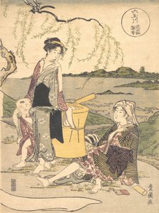 Chofu no Tamagawa ، حوالي 1789. بواسطة أوتاغاوا تويوكوني الأول