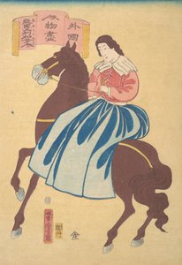 الفارس الأمريكية ، الشهر الأول ، 1861. بواسطة أوتاغاوا يوشيتورا